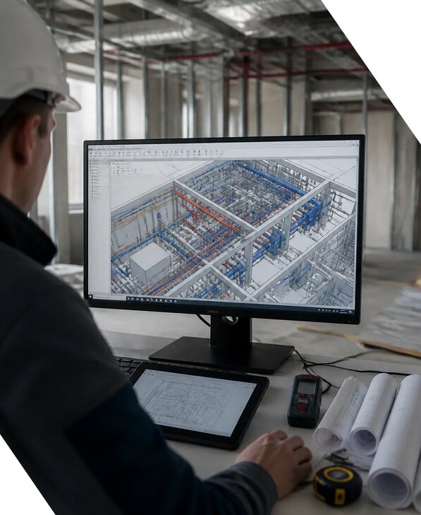 Создание BIM модели инженерных сетей для объектов в Улане-Удэ